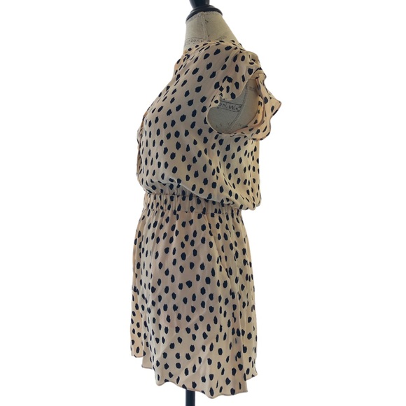 Kate Spade Leopard Dot Crepe Romper 2 - Picture 4 of 12